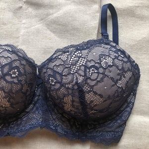 Motherhood Maternity Lace Nursing Bra 34D